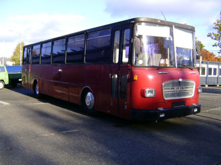 Roter MAN Bus